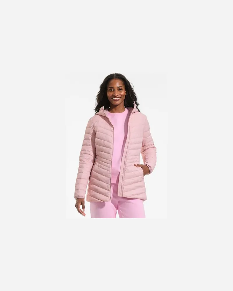 Lands' End Daunenjacke WANDERWEIGHT Verstaubar Ultraleicht mit Kapuze, Damen, Größe regular, Pink, Nylon/Daunen, by Pink