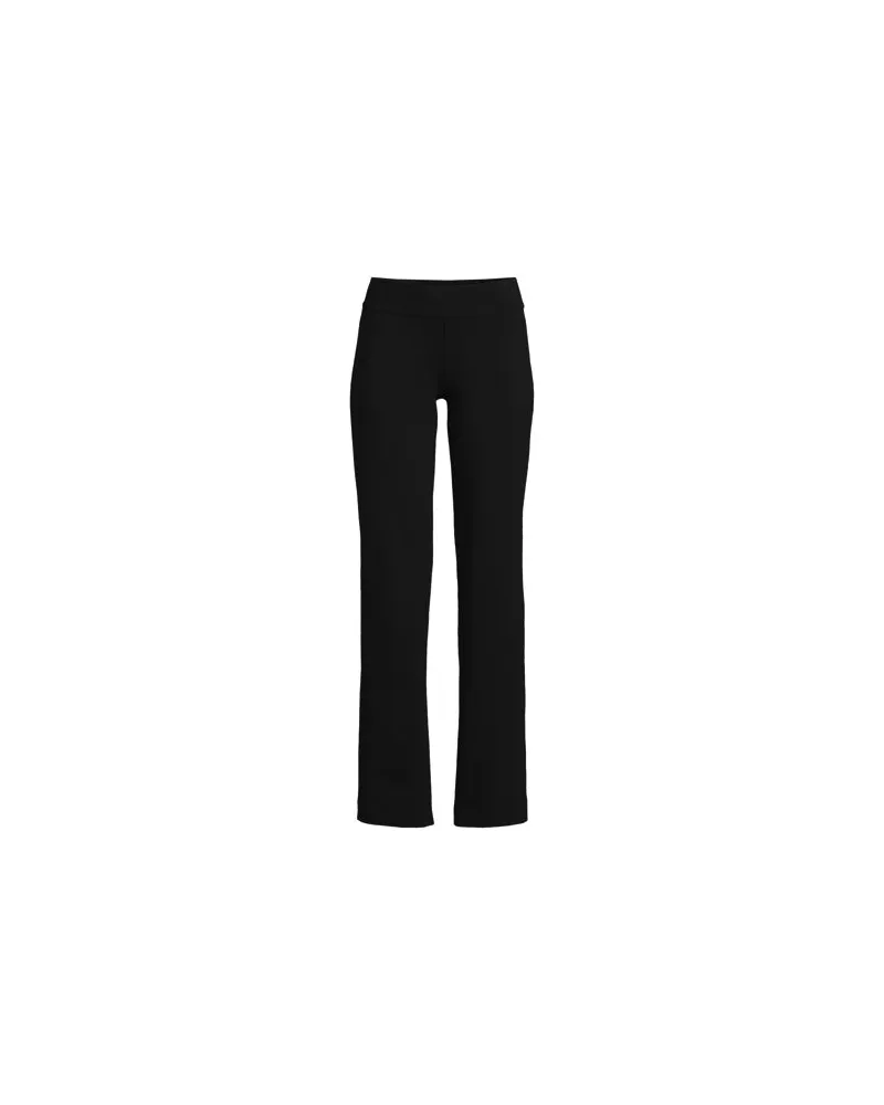 Lands' End Starfish Pant Stretch-Freizeithose, Damen, Größe:32-34 regular, Schwarz, Baumwoll-Mischung, by Schwarz