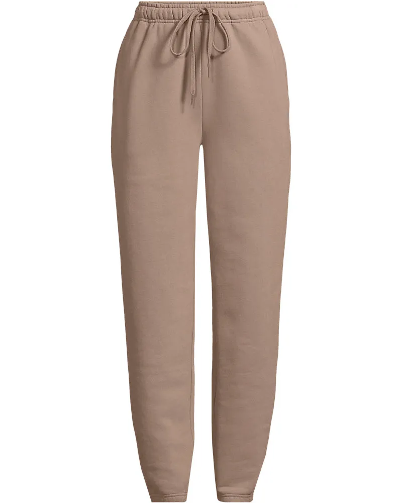 Lands' End Serious Sweats Jogginghose, Damen, Größe regular, Braun, Baumwoll-Mischung/Polyester-Mischung, by Braun