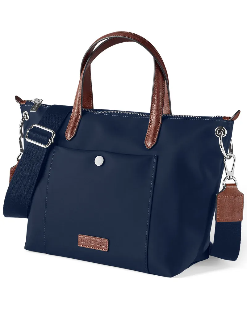 Lands' End Mini-Shoppertasche, Damen, Größe:null regular, Blau, Nylon, by Blau