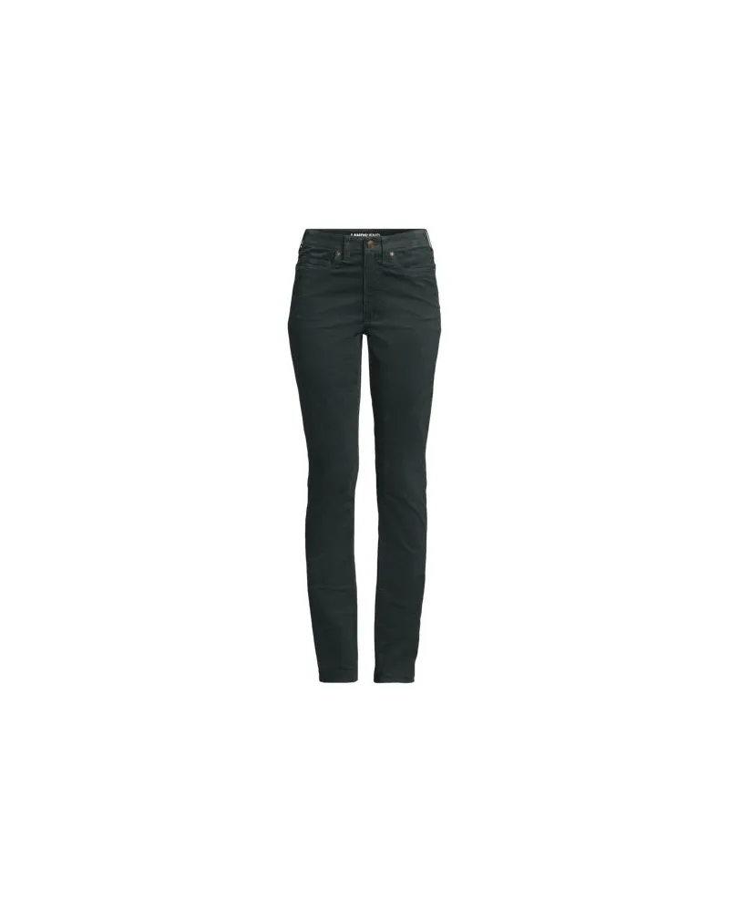 Lands' End Straight Fit Cordhose Mid Waist, Damen, Größe regular, Grün, Baumwoll-Mischung, by Grün