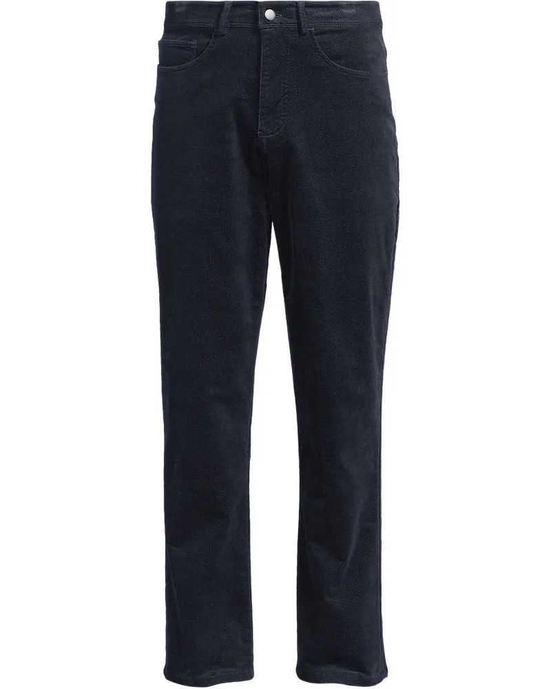 Lands' End Feincord-Hose Straight Fit, Herren, Größe regular, Blau, Baumwolle/Baumwoll-Mischung, by Blau