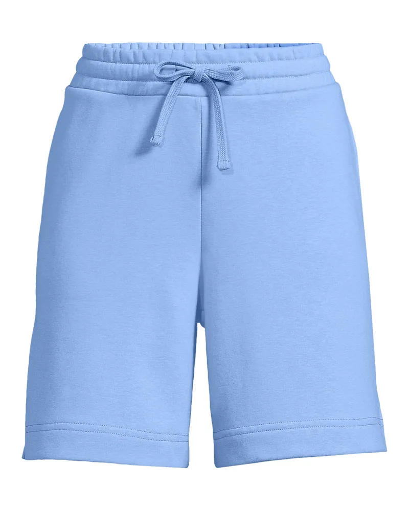 Lands' End Leichte Sweatshorts, Damen, Größe petite, Blau, by Blau