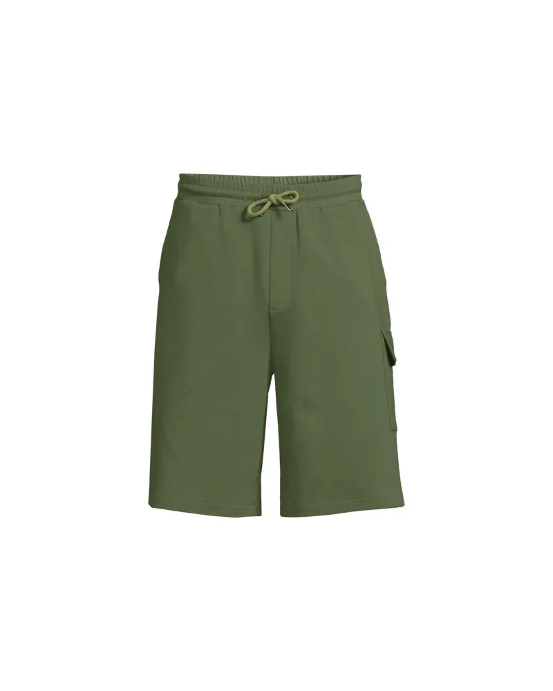 Lands' End Jersey-Shorts Super Soft, Herren, Größe:48-50 regular, Grün, Baumwolle/Polyester/Baumwoll-Mischung, by Grün
