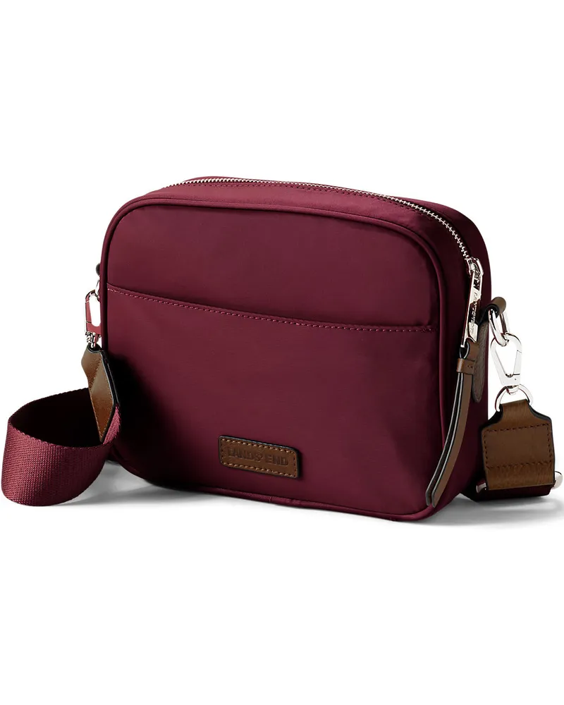 Lands' End Kleine Umhängetasche, Damen, Größe:null regular, Rot, Nylon, by Rot