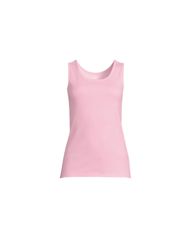 Lands' End Baumwoll-Top, Damen, Größe:44-46 petite, Pink, Baumwolle, by Pink