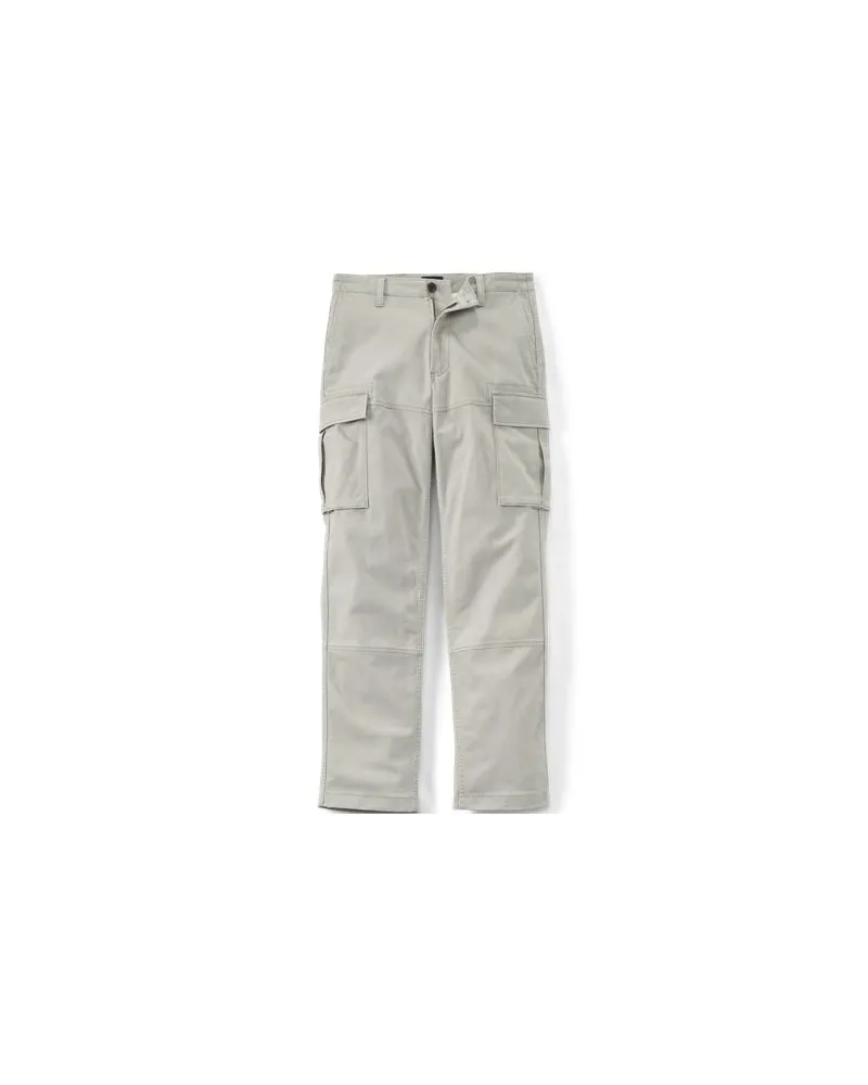 Lands' End Cargo-Hose mit Stretch, Classic Fit, Herren, Größe:48-50 regular, Grau, Elasthan/Baumwoll-Mischung, by Grau