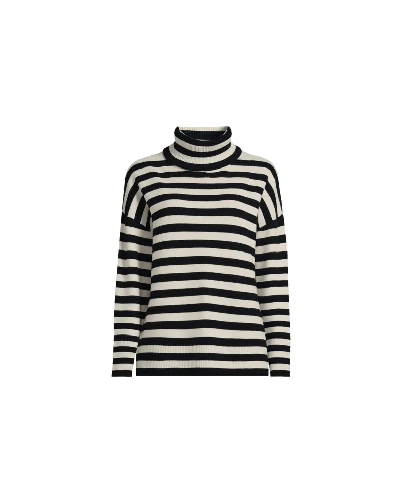Lands' End Feinstrick-Rollkragenpullover, Damen, Größe:32-34 regular, Schwarz, by Schwarz