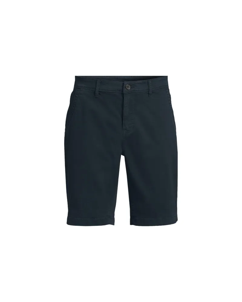 Lands' End Chino-Shorts, Slim Fit, Herren, Größe regular, Blau, Baumwoll-Mischung, by Blau