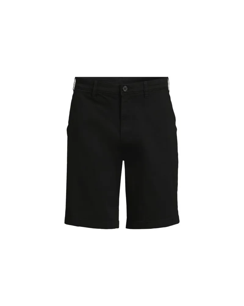 Lands' End Slim Fit Chino-Shorts, Herren, Größe regular, Schwarz, by Schwarz