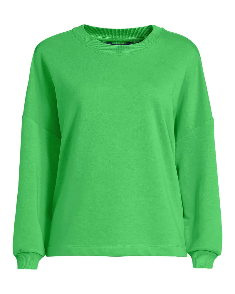 Lands' End Leichtes Sweatshirt, Damen, Größe plus, Grün, by Grün