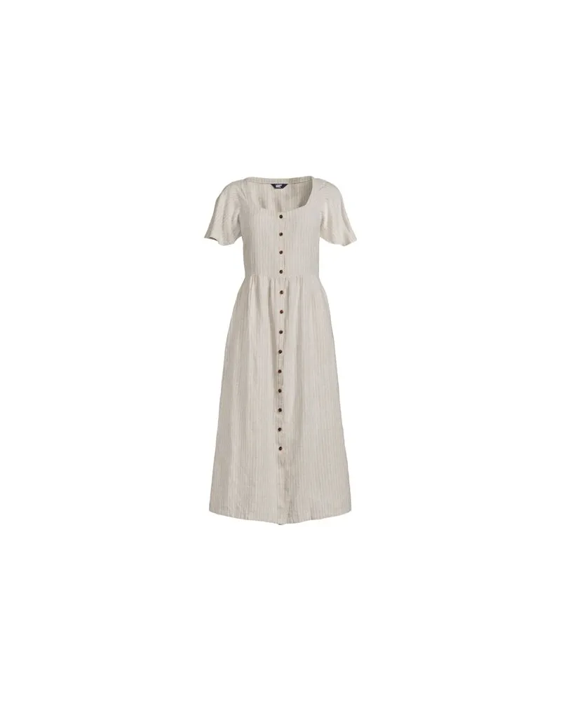 Lands' End Leinen-Midikleid, Damen, Größe:40-42 petite, Beige, Leinen, by Beige
