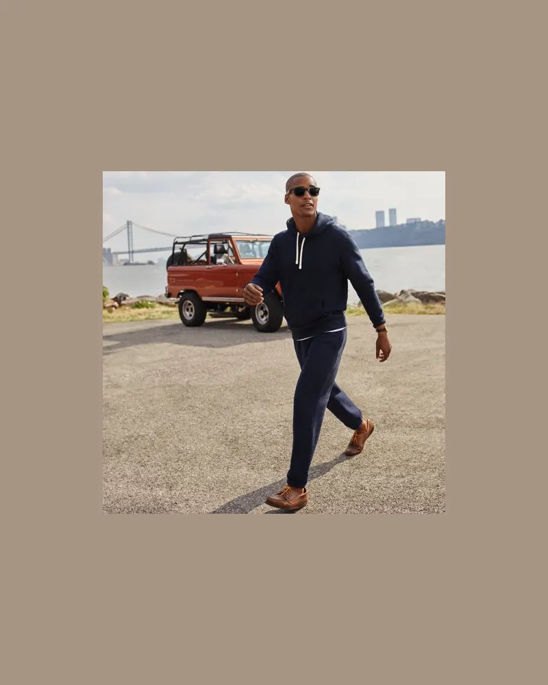 Lands' End Jogginghose SERIOUS SWEATS, Herren, Größe:56-58 regular, Blau, Baumwoll-Mischung, by Blau