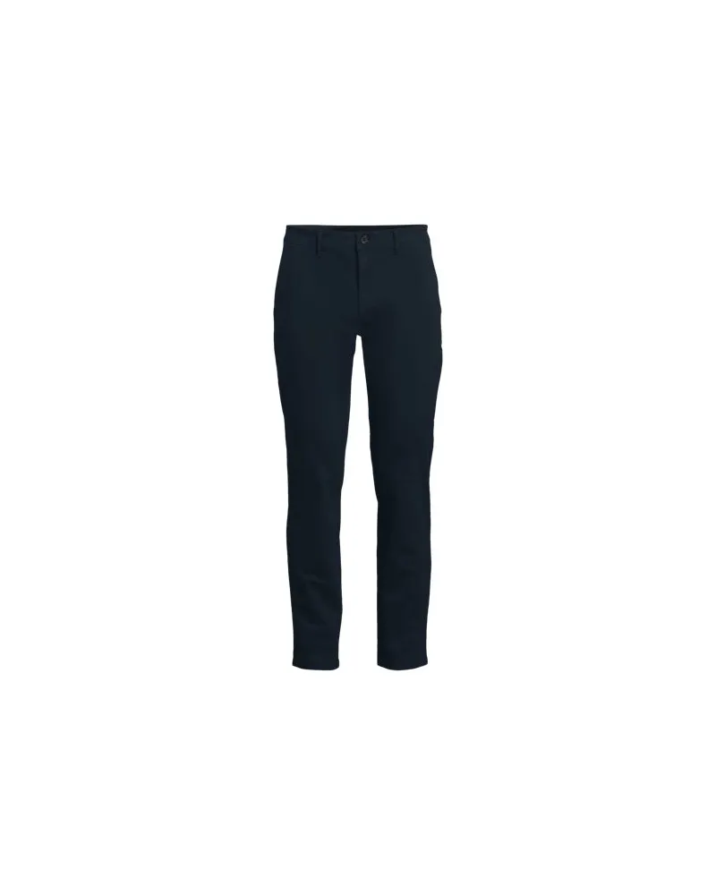 Lands' End Chinos, Slim Fit, Herren, Größe:48-50 regular, Blau, Baumwoll-Mischung, by Blau