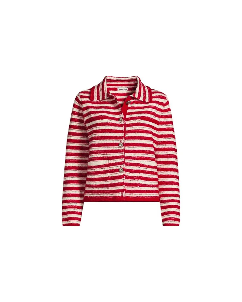 Lands' End Soft Touch Jacke, Damen, Größe regular, Rot, by Rot