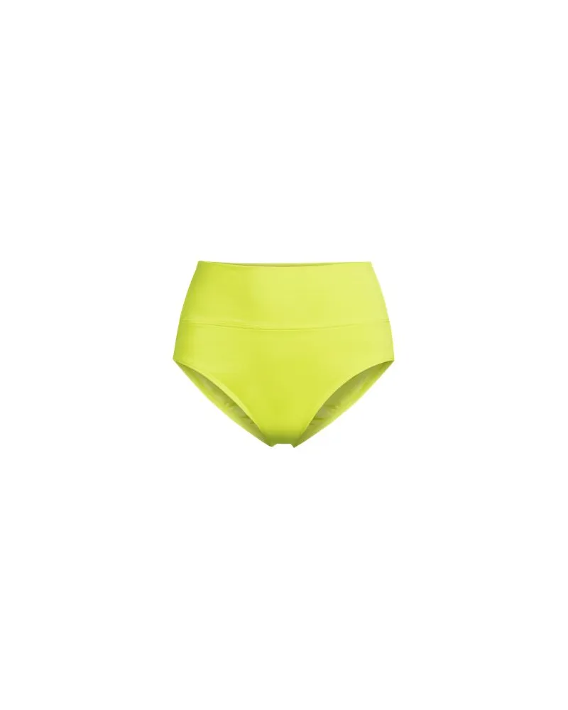 Lands' End Bikinihose zum Umschlagen, High Waist, Damen, Größe regular, Grün, Nylon-Mischung, by Grün