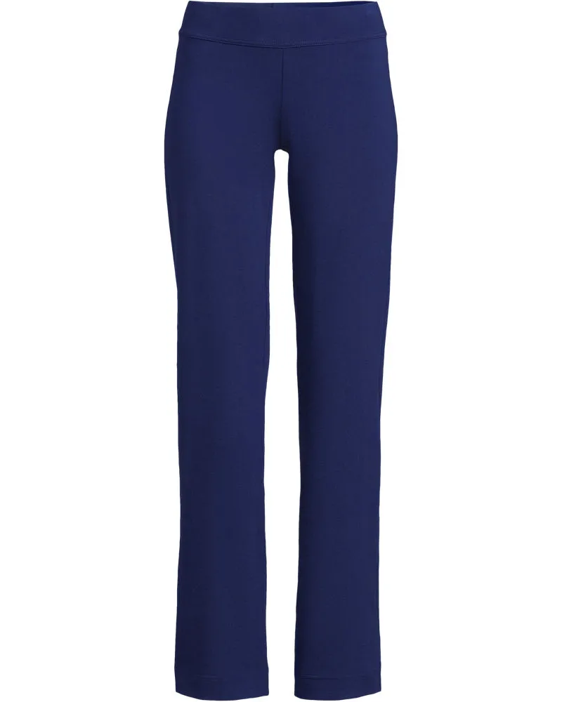 Lands' End Starfish Pant Stretch-Freizeithose, Damen, Größe plus, Blau, Baumwoll-Mischung, by Blau