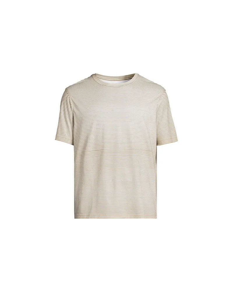 Lands' End Supima Kurzarm-Shirt mit Rundhalsausschnitt, Herren, Größe:60 regular, Weiß, Baumwolle, by Weiß