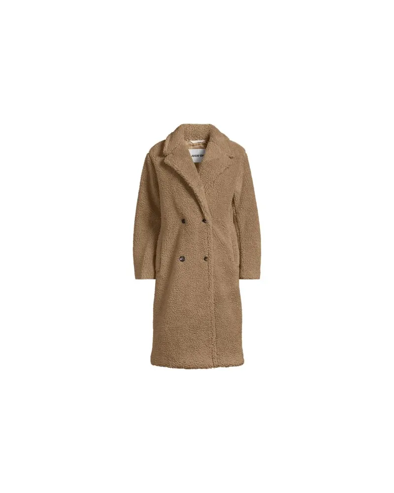 Lands' End Teddymantel, Damen, Größe:32-34 regular, Beige, Polyester, by Beige