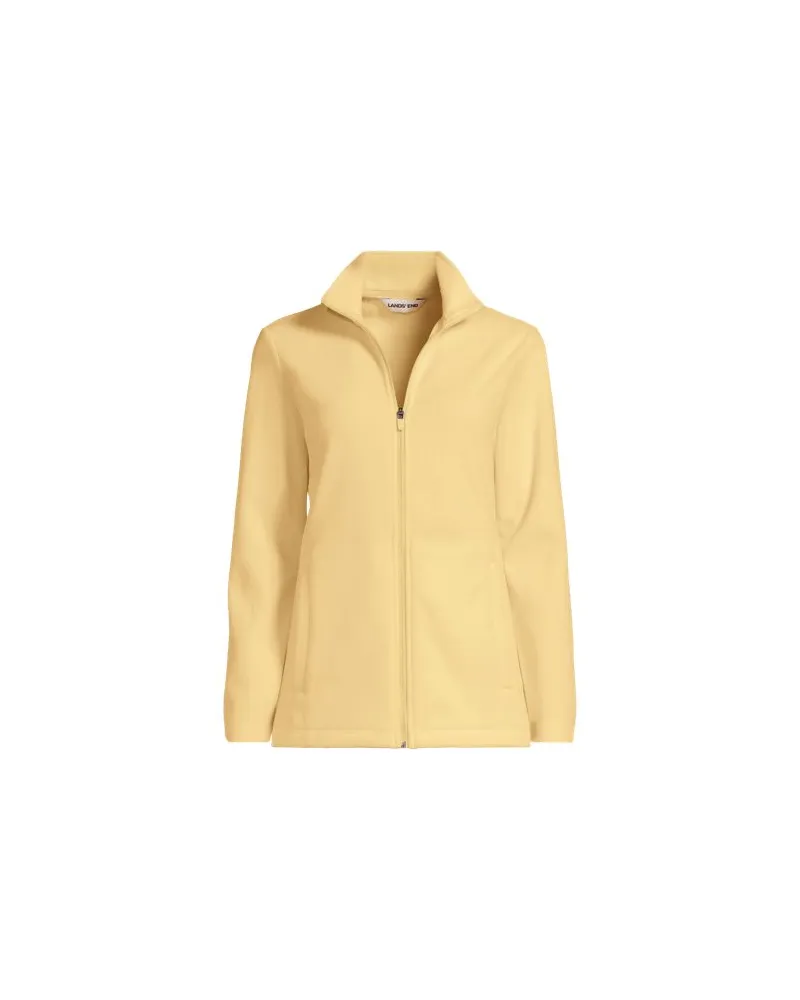 Lands' End Anyweather Fleece-Jacke, Damen, Größe petite, Gelb, Polyester, by Gelb