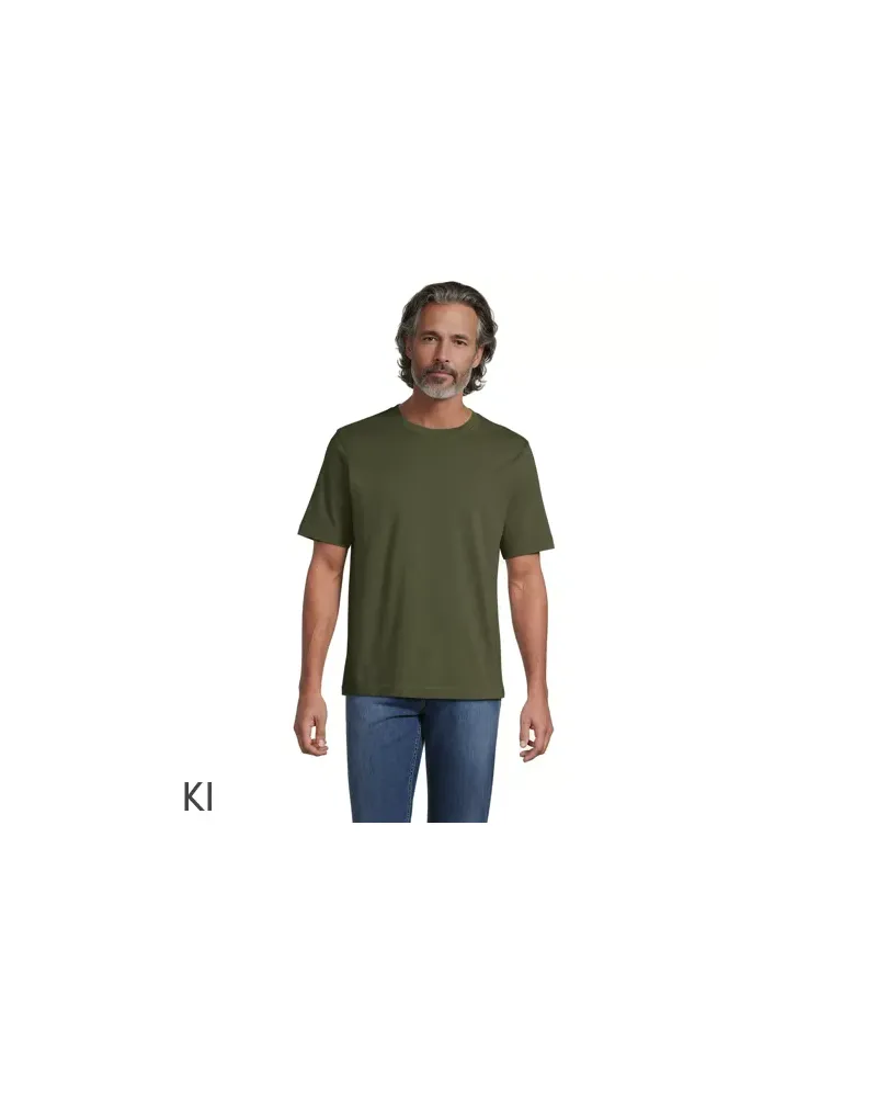 Lands' End Super-T Kurzarm-Shirt, Classic Fit, Herren, Größe tall, Grün, Baumwolle, by Grün
