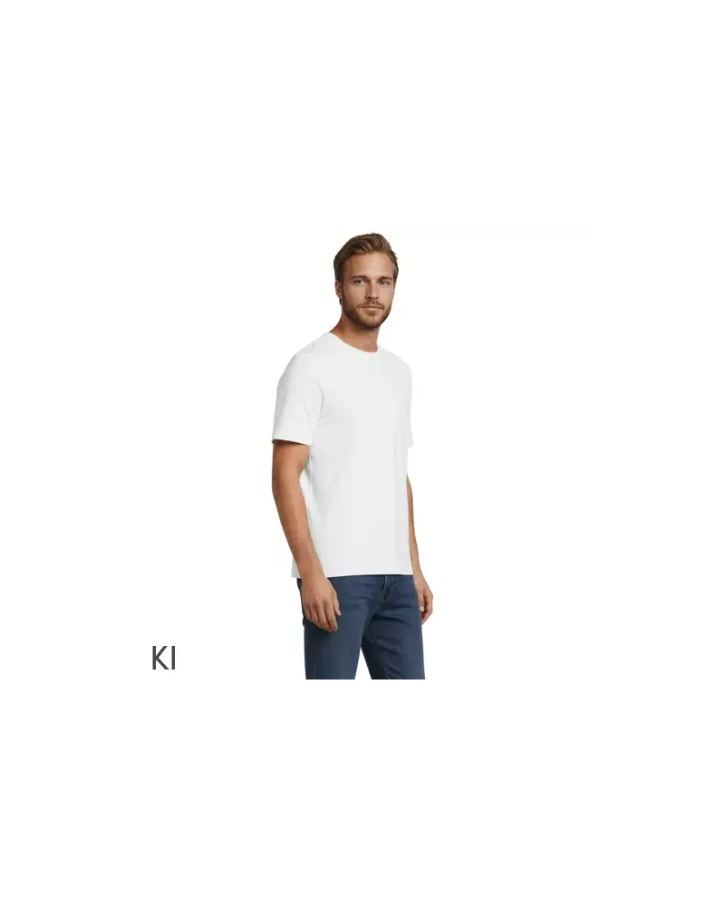 Lands' End Super-T Kurzarm-Shirt, Classic Fit, Herren, Größe tall, Weiß, Baumwolle, by Weiß