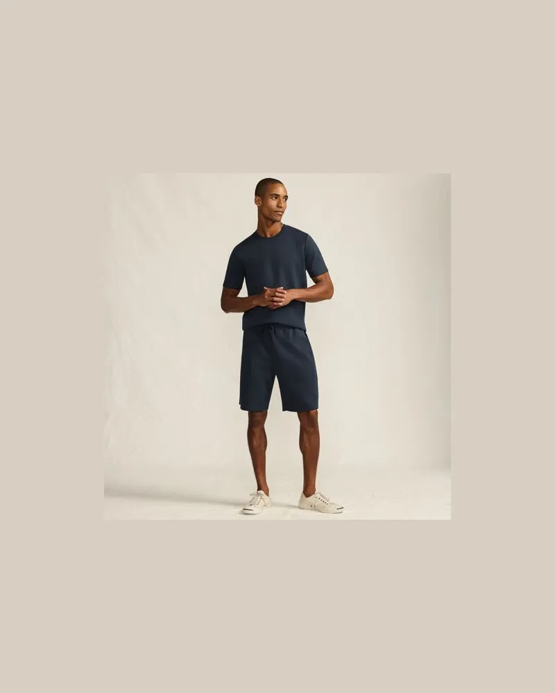 Lands' End Luxe Shorts, Herren, Größe:44-46 regular, Blau, Baumwolle/Polyester/Polyester-Mischung, by Blau