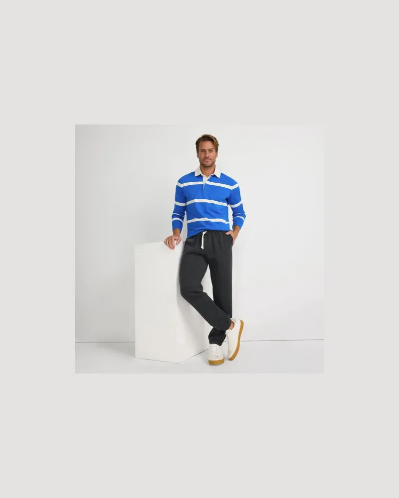 Lands' End Serious Sweats Jogginghose, Herren, Größe:52-54 regular, Schwarz, Baumwoll-Mischung/Polyester-Mischung, by Schwarz