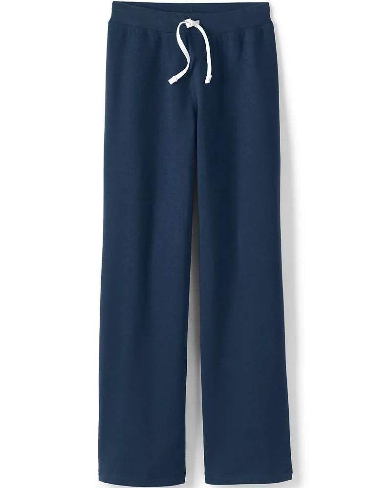 Lands' End Jogginghose, Damen, Größe regular, Blau, Baumwoll-Mischung/Polyester-Mischung, by Blau