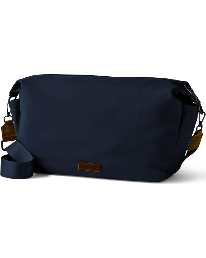 Lands' End Multifach-Umhängetasche, Damen, Größe:null regular, Blau, by Blau