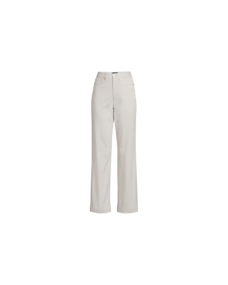 Lands' End 5-Pocket-Chinos mit weitem Bein, Damen, Größe plus, Beige, Baumwoll-Mischung, by Beige