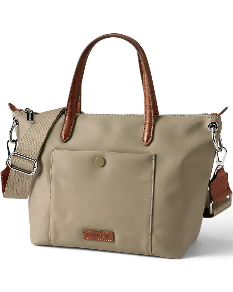 Lands' End Mini-Shoppertasche, Damen, Größe:null regular, Grün, Nylon, by Grün