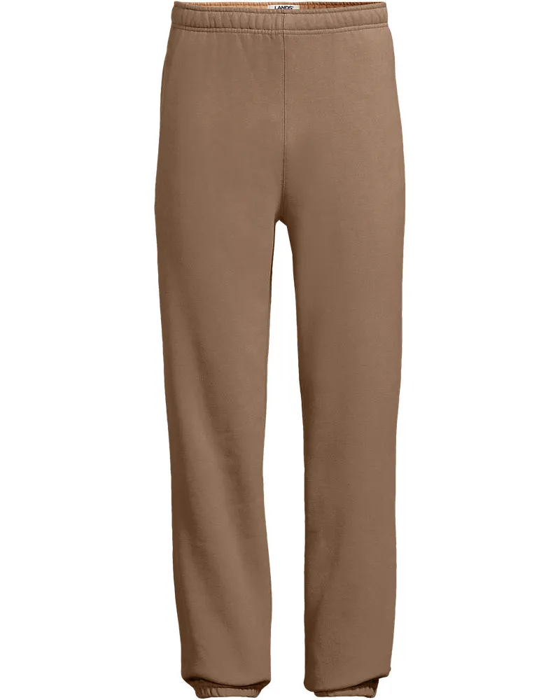 Lands' End Serious Sweats Jogginghose, Herren, Größe regular, Braun, Baumwoll-Mischung/Polyester-Mischung, by Braun