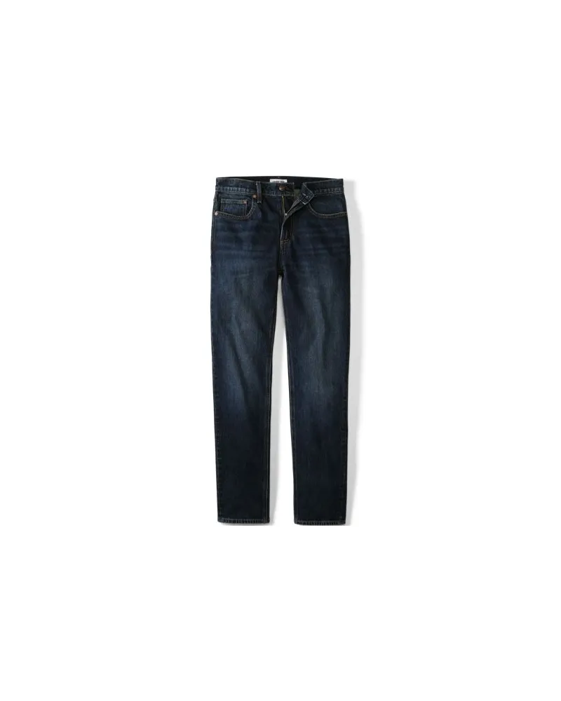 Lands' End Stretch-Denim Jeans, Slim Fit, Herren, Größe regular, Blau, Baumwoll-Mischung, by Blau
