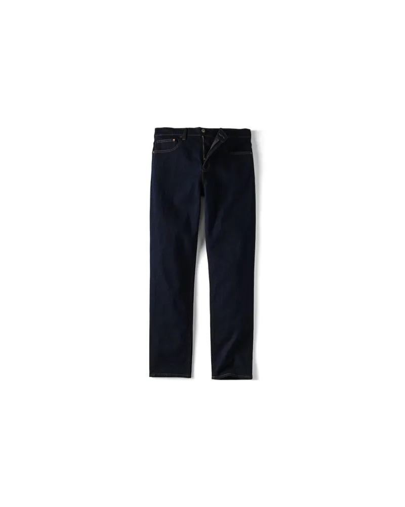 Lands' End Stretch-Denim Jeans, Slim Fit, Herren, Größe regular, Blau, Baumwoll-Mischung, by Blau