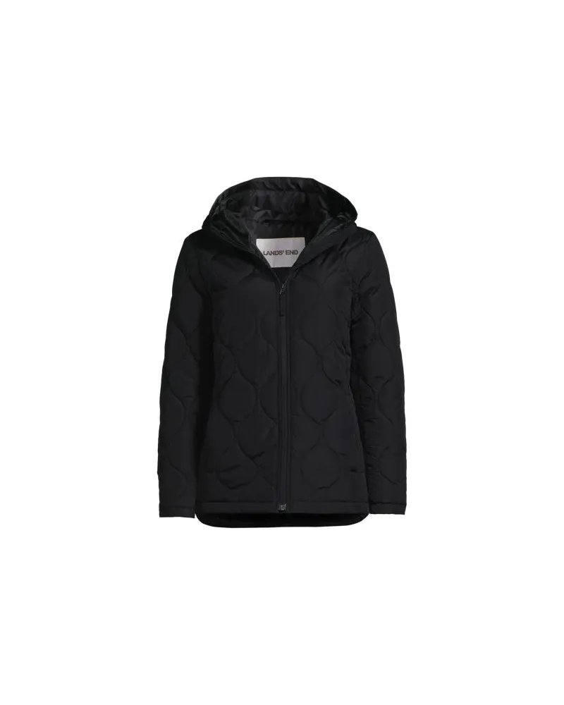 Lands' End Isolierte Steppjacke FeatherFree, Damen, Größe plus, Schwarz, Polyester, by Schwarz