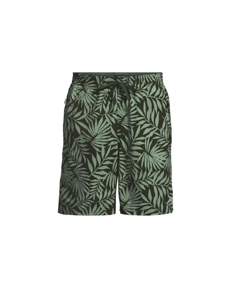 Lands' End Badeshorts mit Hydroliner, 23 cm, Herren, Größe:60 regular, Grün, by Grün