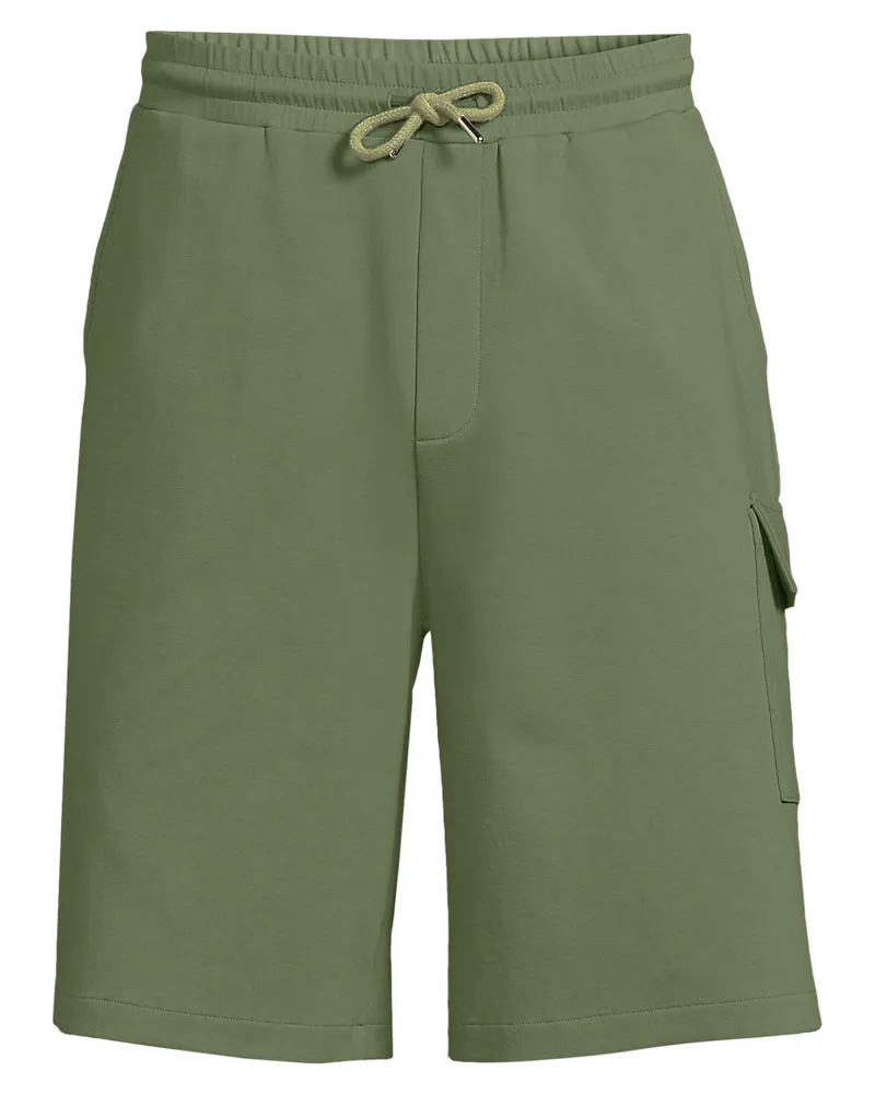 Lands' End Jersey-Shorts Super Soft, Herren, GrÃ¶ÃŸe regular, GrÃ¼n, Baumwolle/Polyester/Baumwoll-Mischung, by Grã¼n