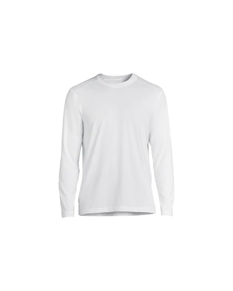 Lands' End Langarm-Badeshirt, Herren, Größe:56-58 regular, Weiß, by Weiß