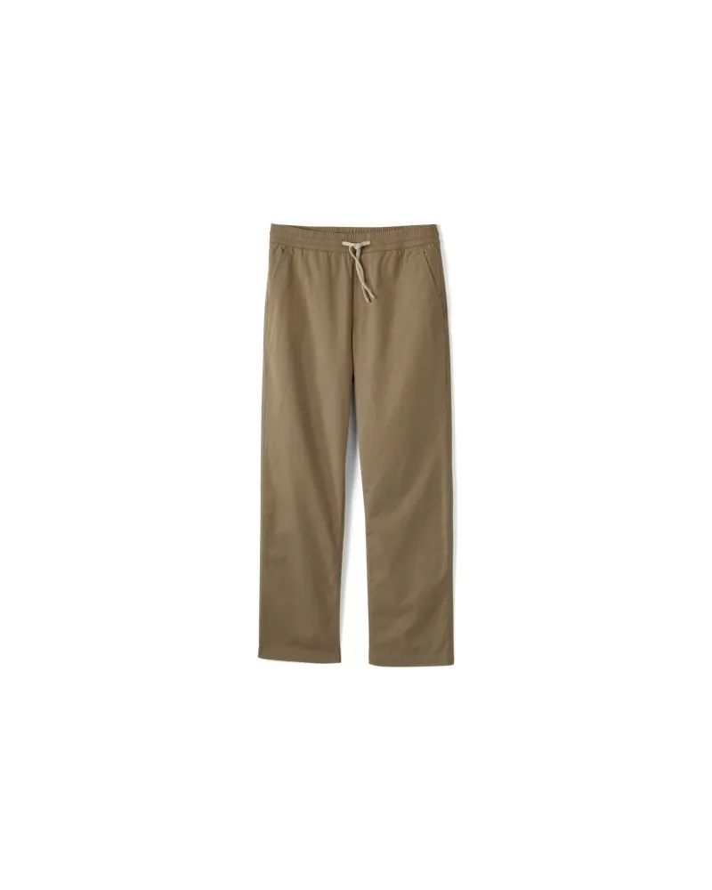 Lands' End Classic Fit Leichte Schlupfbund-Hose, Herren, Größe:60 regular, Braun, Elasthan/Baumwoll-Mischung/Nylon-Mischung, by Braun