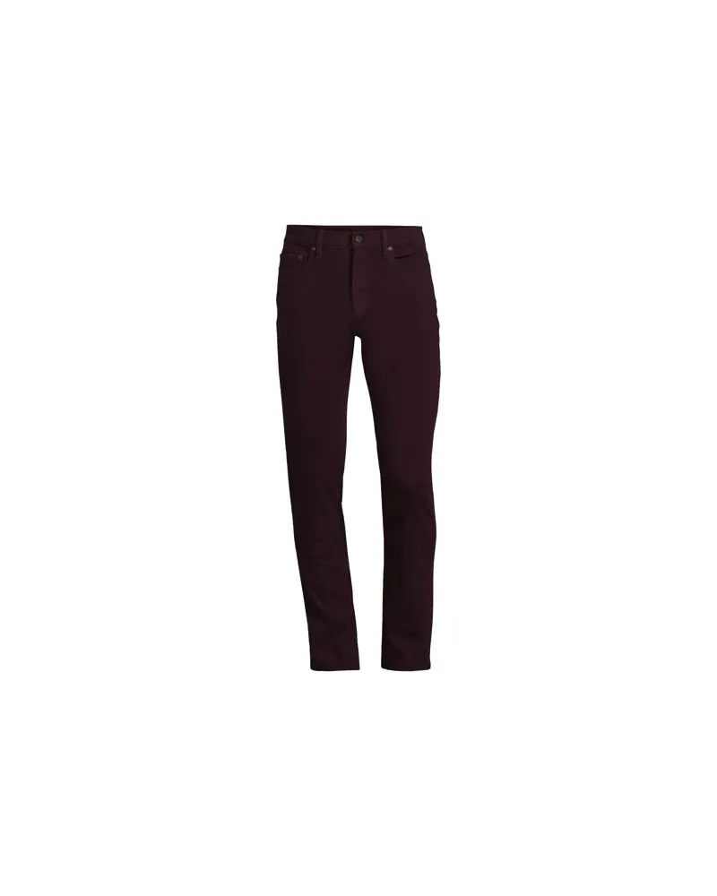 Lands' End Performance-Jeans mit 4-Wege-Stretch, Slim Fit, Herren, Größe regular, Rot, Elasthan/Baumwoll-Mischung, by Rot