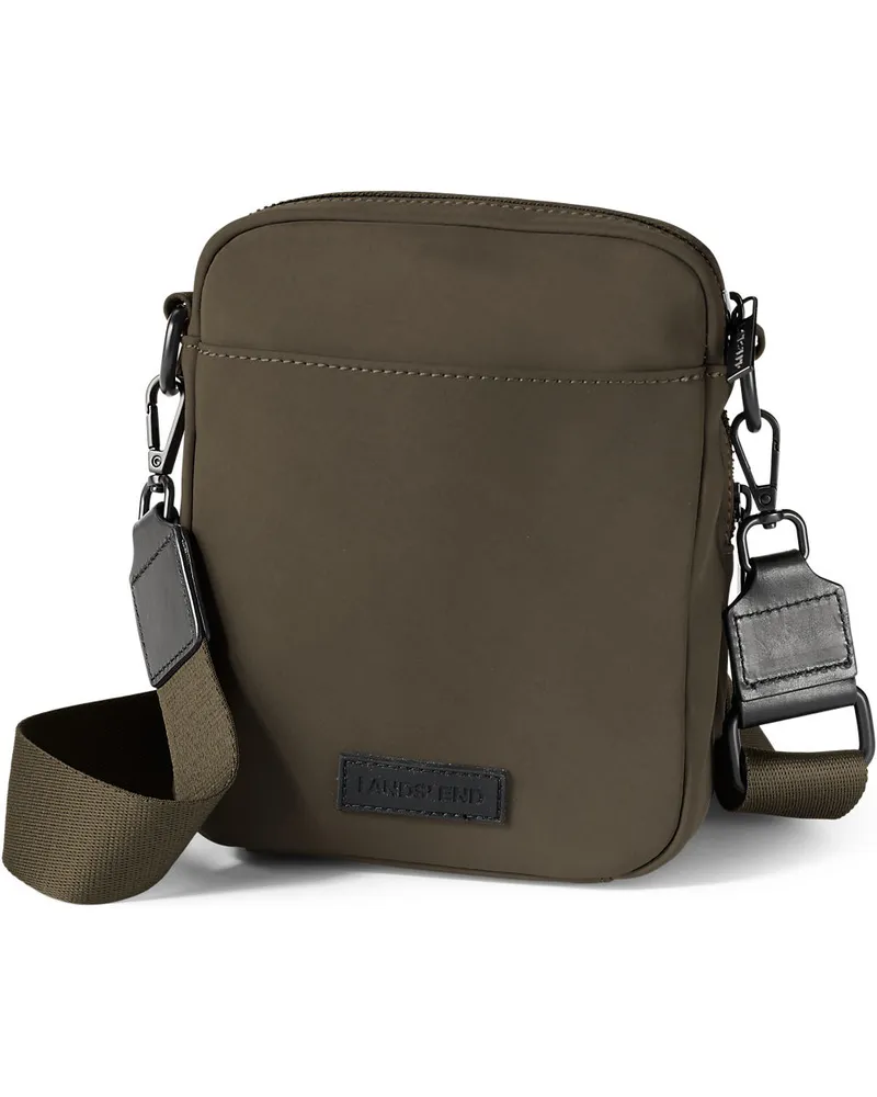 Lands' End Messenger-Umhängetasche, Damen, Größe:null regular, Grün, by Grün