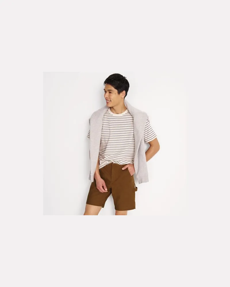 Lands' End Komfort Zimmermanns-Shorts, Herren, Größe:48-50 regular, Braun, Baumwolle, by Braun