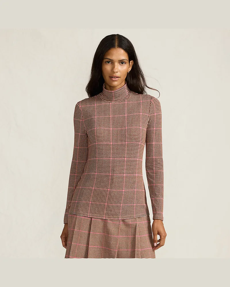 Lands' End Rollkragenshirt aus Baumwoll/Modalmix, Damen, Größe petite, Weiß, Baumwolle/Elasthan/Baumwolle Modal, by Weiß