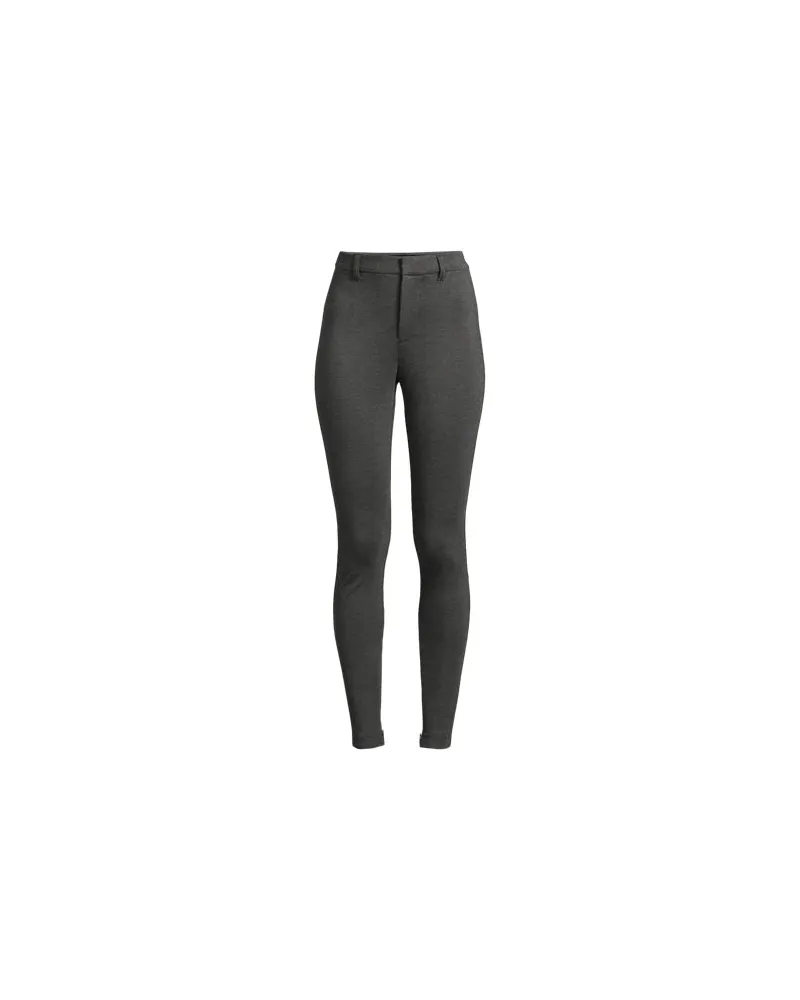Lands' End Ponté-Leggings High Waist, Damen, Größe regular, Grau, Viskose-Mischung/Nylon-Mischung, by Grau