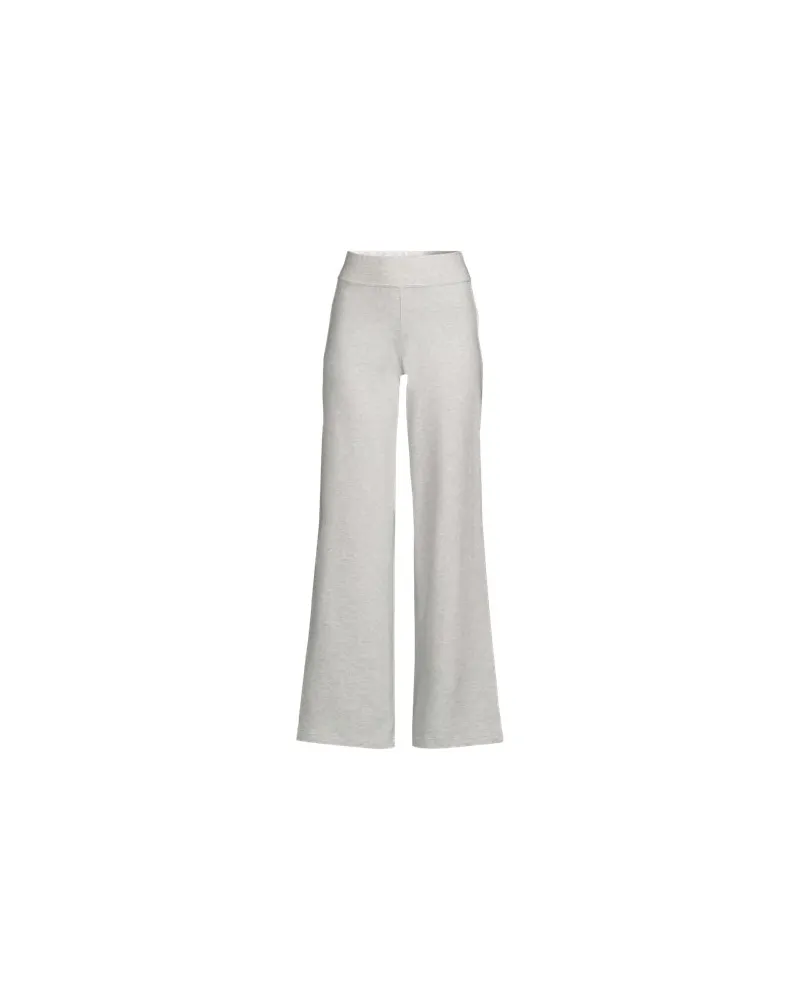 Lands' End Starfish Jersey-Freizeithose mit weitem Bein, Damen, Größe:40-42 regular, Grau, Baumwoll-Mischung, by Grau