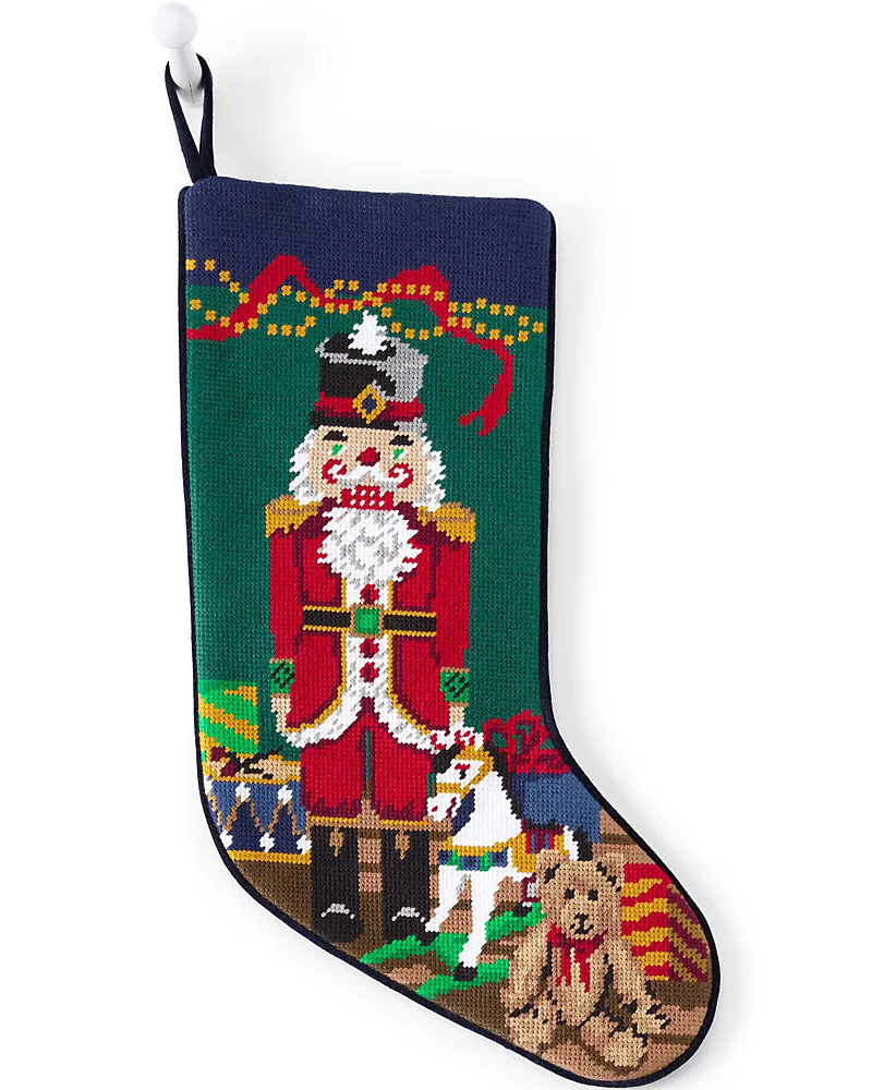 Lands' End Gobelin-Weihnachtsstrumpf, Herren, Größe:null regular, Sonstige, Baumwolle/Wolle, by Sonstige