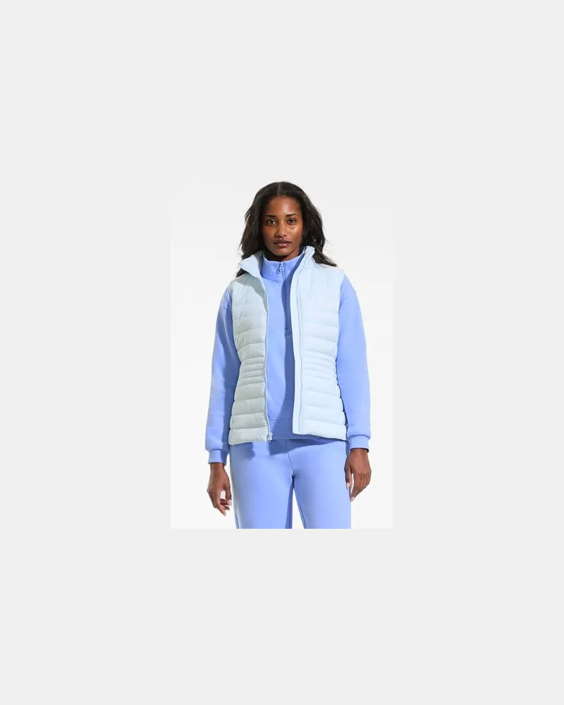 Lands' End Daunenweste WANDERWEIGHT Verstaubar Ultraleicht, Damen, Größe regular, Blau, Nylon, by Blau