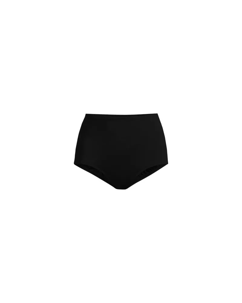 Lands' End Shape-Bikinihose Komfort, High Waist, Damen, Größe:32-34 regular, Schwarz, Elasthan/Nylon-Mischung, by Schwarz