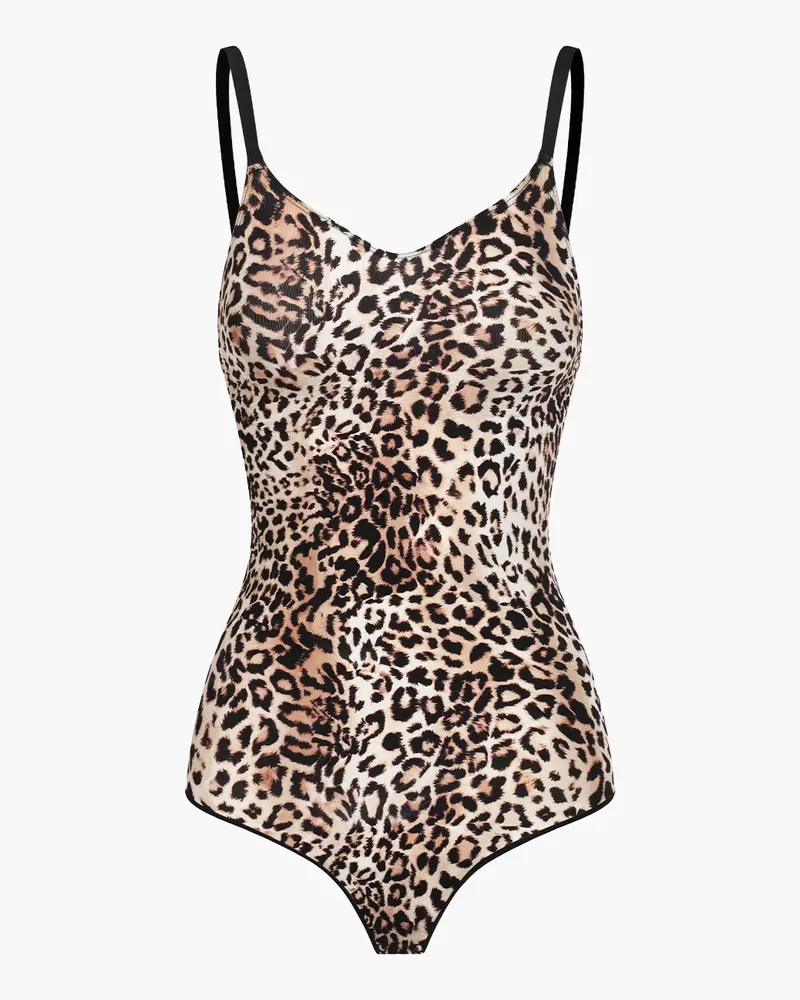 creamy fabrics Bodysuit Sculpting Shapewear mit String - Rot / S 